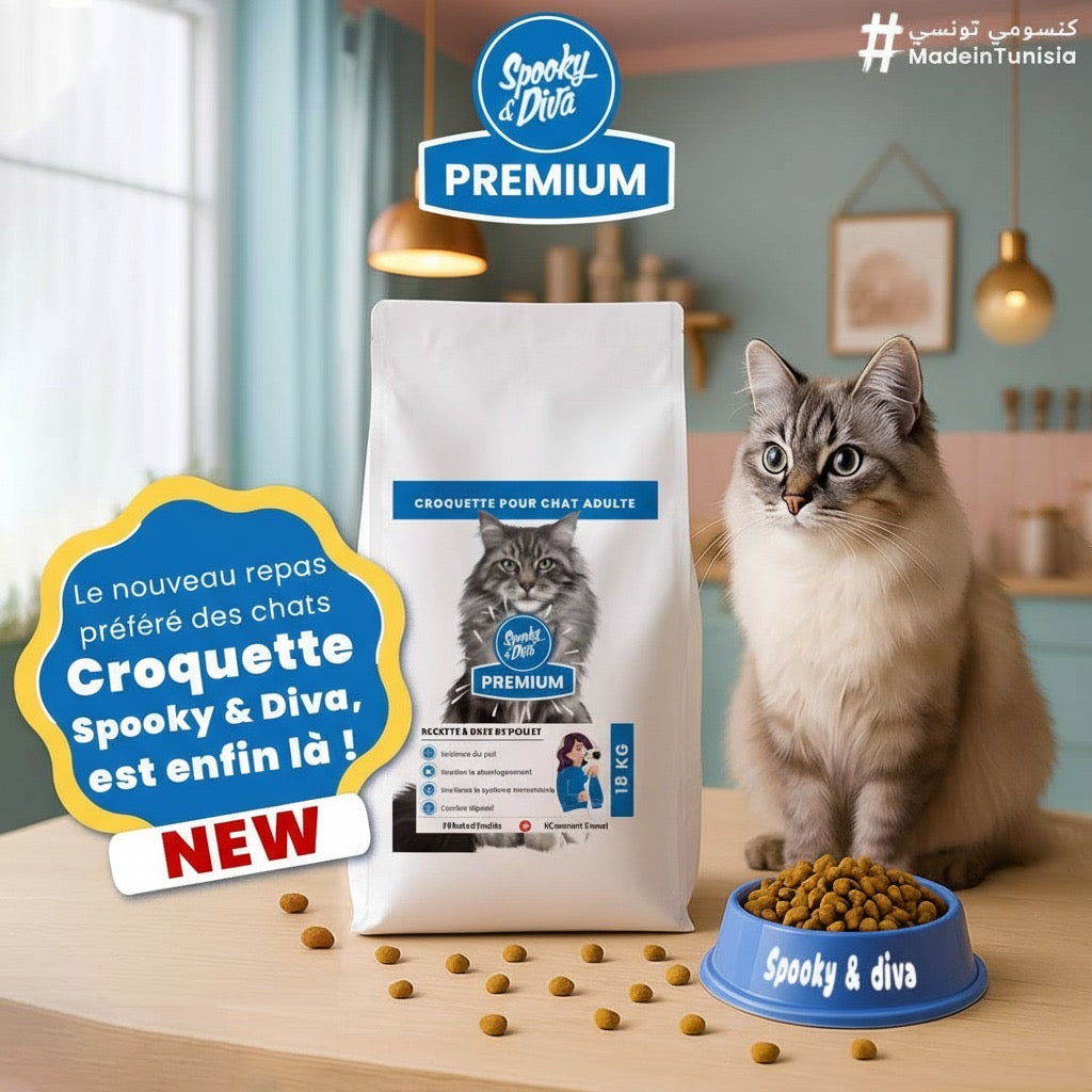 Croquettes pour chat adulte