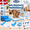 Tapis absorbants pour chiens 45×60 cm – 5 couches ultra-absorbantes