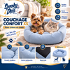 Couchage Confort XS Bleu Clair pour Chien et Chat