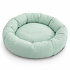 Couchage Rond Confort pour Chiens et Chats – Vert Menthe