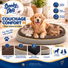 Couchage Confort M pour Chiens et Chats – Marron & Gris