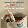 Croquettes Premium Chien adulte 18 KG + Huile de saumon 100ml GRATUIT