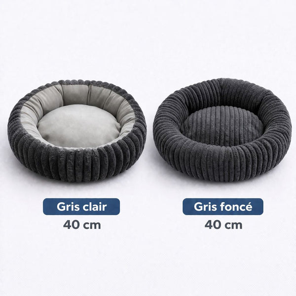 Lit rond doux pour chat 40 cm
