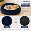 Couchage Rond Ultra-Doux Apaisant pour Chien & Chat – 40 cm | Dos Antidérapant