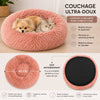 Couchage Rond Ultra-Doux Apaisant pour Chien & Chat – 40 cm | Dos Antidérapant