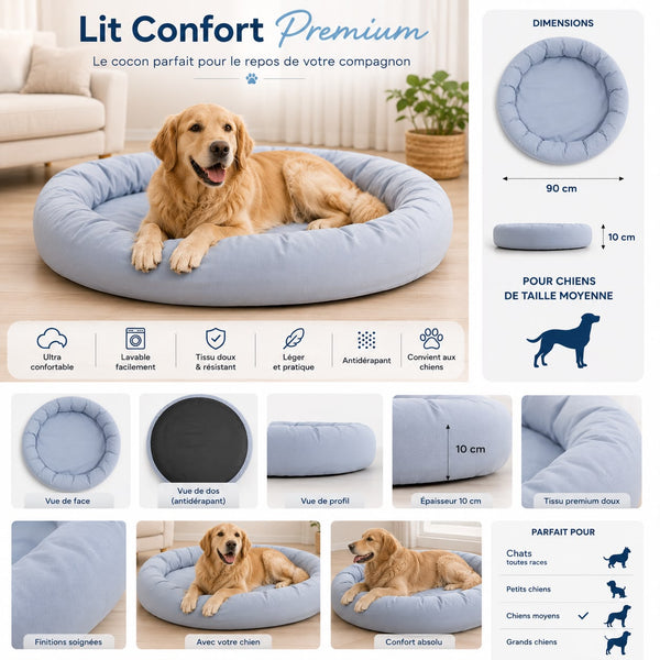 Lit Confort premium Ø 90 cm