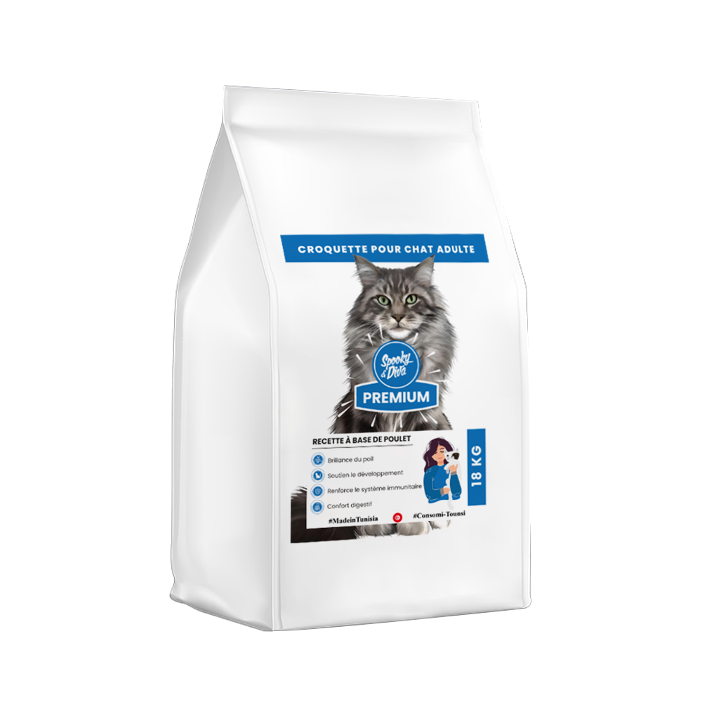 Croquette pour chat adulte 18 Kg